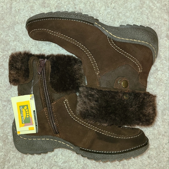 Spring Step suede boots - Picture 3 of 10